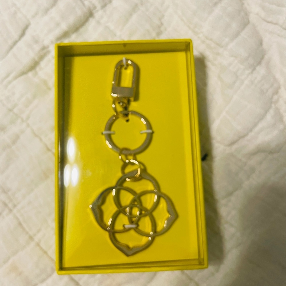 Kendra Scott Keychain gold